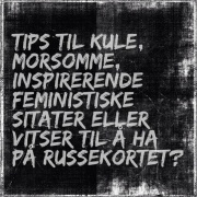Slik ser russekortet til en feminist ut
